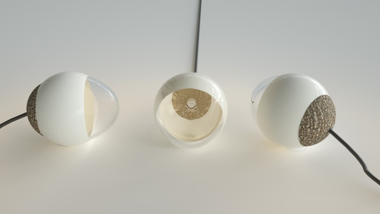 Acorn Lamp Design